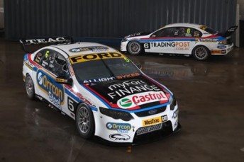 thumb The #5 and #6 FPR Falcons in their 1977 retro liveries