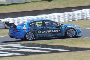 thumb Lee Holdsworth in Ford's Car of the Future at Bathurst today