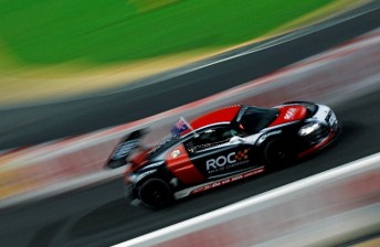 thum Whincup wheels the Audi R8 LMS around the tight ROC course