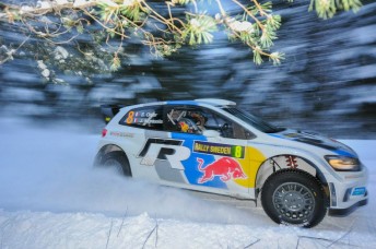 Sebastien Ogier is closing-in on victory in Sweden