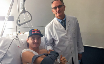 Jack Miller following his successful operation