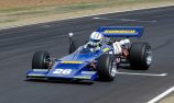 Jason White at speed in the Dutton Motorsport Lola T192