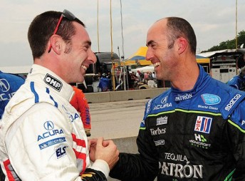 thumb From rivals to team-mates, Simon Pagenaud and David Brabham will be team-mates at Patron Highcroft Racing in 2010