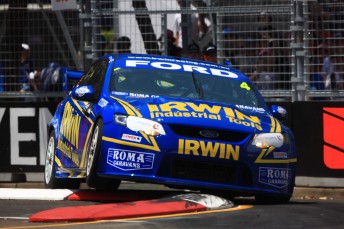 davison Alex Davison's Irwin Tools Falcon negotiates the controversial chicane