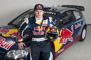 thumb Kimi Raikkonen with his 2010 Red Bull backed Citroen C4