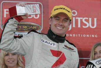 thumb Grant Denyer will return to the Sunrise program, leaving behind his improving Fujitsu V8 Series drive