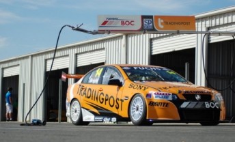 thumb Jason Bright has already driven a Trading Post Commodore VE at Winton as part of a promotional activity recently