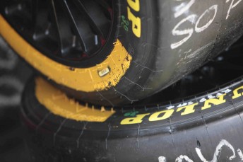 thumb The yellow-banded Dunlop tyres will only be seen on Sundays in four rounds of the V8 Supercars Championship Series