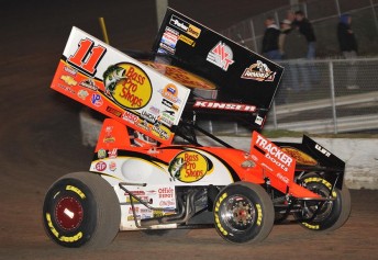 thumb Steve Kinser in the Bass Pro Shops Maxim. Pic: Paul Arch