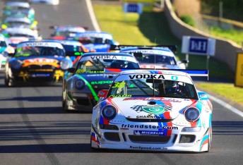 thumb David Wall leads the Australian GT field at Bathurst last year