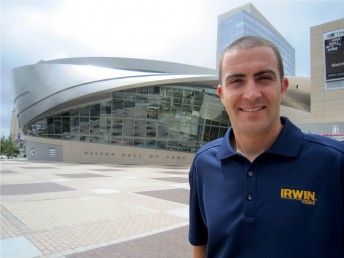 thumb Alex Davison at the NASCAR Hall of Fame in Charlotte