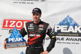 thumb Will Power adds another Pole Award at Sonoma