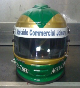 jack helmet2 Jack Perkins has picked up personal support from Adelaide Commercial Joinery for the endurance races