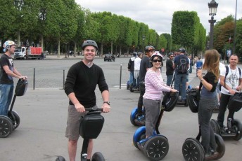 thumb While it might not be as fast as his TeamVodafone Commodore, Lowndes enjoyed his Segway
