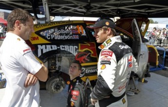 thumb Petter Solberg in front in Japan