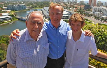 brabham family Jack, Geoff and Matthew Brabham – Matthew is now competing in Formula Ford