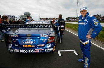 thumb Mark Winterbottom with his #5 Orrcon Steel FPR Falcon at Phillip Island