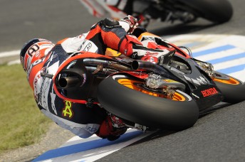 thumb This is the view other riders had of Andrea Dovizioso during qualifying in Japan