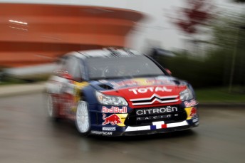 thumb Sebastien Loeb holds a handy lead at the Rallye de France