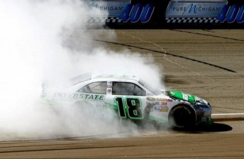 thumb Kyle Busch celebrates