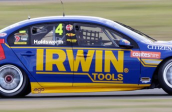 thumb Lee Holdsworth is set to replace Alex Davison in the #4 IRWIN Tools Falcon (Image digitally altered)