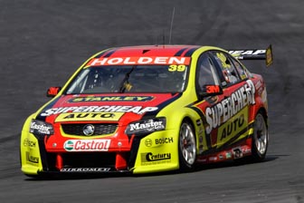 thumb Russell Ingall in the Supercheap Auto Commodore VE