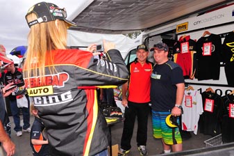 car Ingall remains popular with the V8 Supercars fans