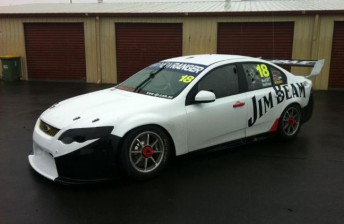 thumb James Moffat's Falcon at Queensland Raceway