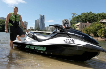 thumb Christian D'Agostin before his world record attempt (PIC: Kate Czerny/Gold Coast Bulletin)