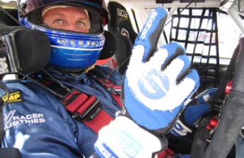 thumb Kim Jones drove the #21 Fair Dinkum Sheds Commodore at Calder Park today