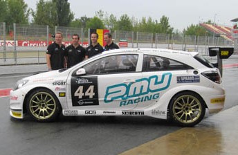 thumb The Australian team with its Astra at Barcelona