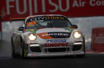 thumb Michael Patrizi cuts through the gloom at Bathurst
