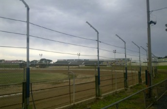 thumb Speedway City has installed a new fence ahead of the 50th Australian Sprintcar Title