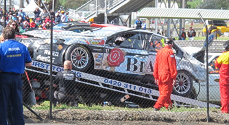 thumb The remains of the #17 DJR Falcon