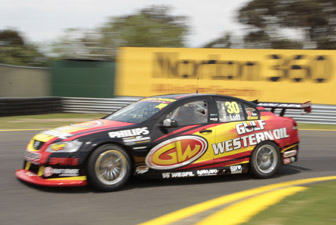car Warren Luff at the Norton 360 Sandown Challenge