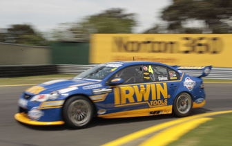 car Alex Davison at the Norton 360 Sandown Challenge