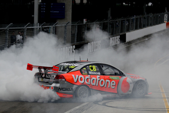 thumb Whincup performed the champion's donuts for the third time