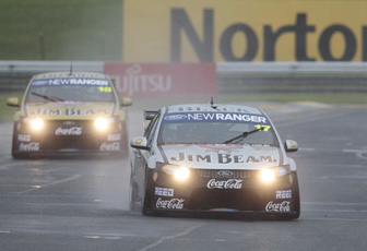 car The Jim Beam Falcons at Sandown last November