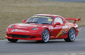 thumb Stephen Anslow in his Lightning McQueen-inspired Mazda RX7