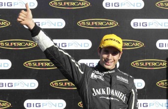 podium Jack Daniel's Racing driver Rick Kelly
