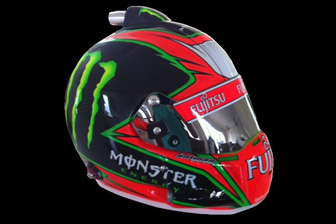 thumb Lee Holdsworth's Monster and Fujitsu-backed helmet