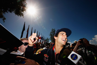 thumb Daniel Ricciardo at the Australian Grand Prix