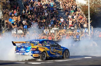thumb Mark Winetrbottom won the last V8 Supercars race at the Hamilton street circuit