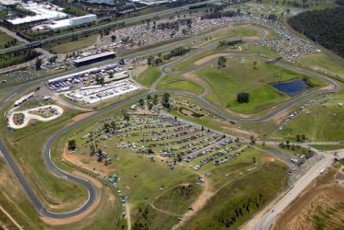thumb An aerial view of Eastern Creek Raceway, prior to its upgrades