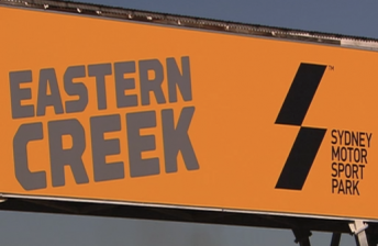 thumb Sydney Motorsport Park's new logo, right, while Eastern Creek still gets a mention ...