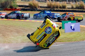 thumb Kim Jane's Race 3 ended with this spectacular roll over