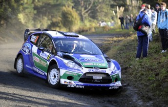 Finn Jari-Matti Latvala at Rally New Zealand
