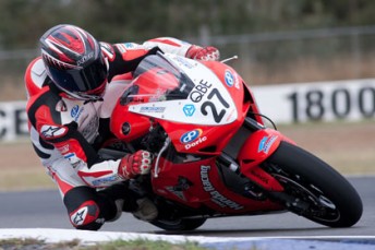 thumb Jamie Stauffer won Race 2 at Queensland Raceway