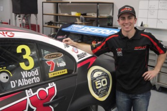 thumb Tony D’Alberto and the Bathurst decal that he will run on his #3 entry at Sandown and Bathurst