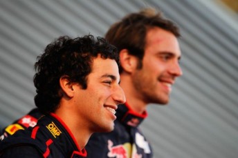 thumb Daniel Ricciardo and Jean-Eric Vergne have been retained by Red Bull's junior team Toro Rosso for 2013